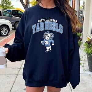 University Of North Carolina Tar Heels Unc Tar Heels Mascot  Sweatshirt